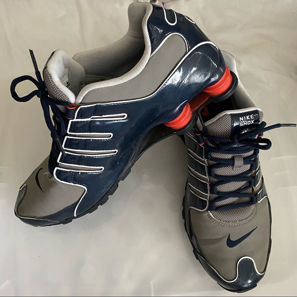 Nike Shox NZ Obsidian Blue/Orange/Gray - Men's 13